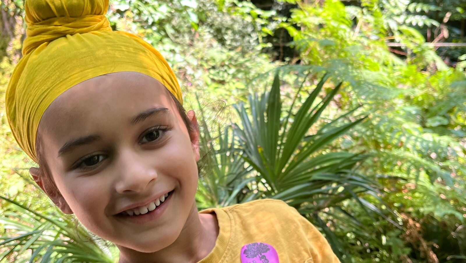 Partaap Singh, aged six.